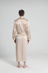 22匁シルクローブ付きメンズパジャマ