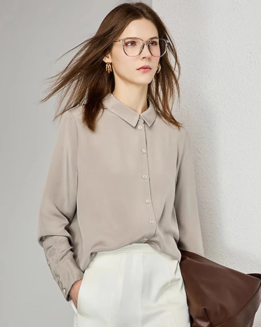 30匁 シルク ブラウス