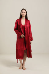 22匁 コントラストトリム フルレングスシルクローブ