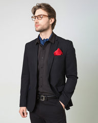 メンズ用シルクハンカチーフ