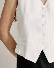 レディースシルクスーツベスト