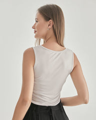 ニットノースリーブ レディースベスト