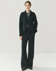 カシミヤウールジップカーディガンセット(レディース)