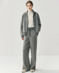 カシミヤウールジップカーディガンセット(レディース)