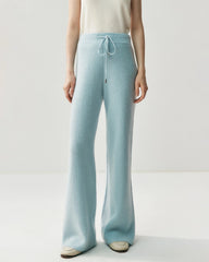 カシミヤウール ジップアップフーディー&ストレートパンツ