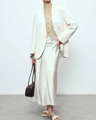 22匁シルクマキシスカート