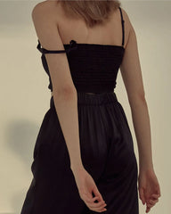 シルククロップタンクトップ