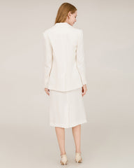 40匁シルク ショールカラー ブレザー