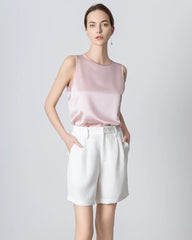 40匁シルク製バミューダショーツ