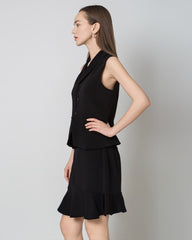 40匁 Vネックシルクベスト