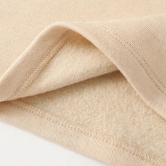 Silk Thermal Mock-Neck Top, Beige