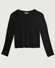 洗えるシルクジャージー ロングスリーブTシャツ