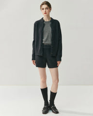 レディース カシミヤウール カーディガン&ショートセット