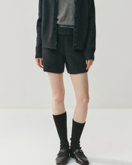 レディース カシミヤウール カーディガン&ショートセット