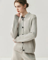 レディース カシミヤウール カーディガン&ショートセット