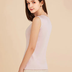 レディース シルクベルベット サーマルベスト