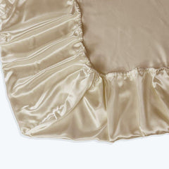 19 Momme Silk Fitted Sheet, Champagne
