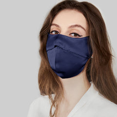 100%シルク製 アイコーナープロテクトマスク(日焼け止め付き)