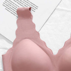 無傷のワンピースシルク下着ブラ