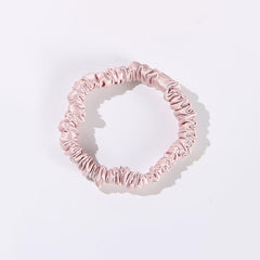22 Momme Silk Mini Scrunchie, Light Pink
