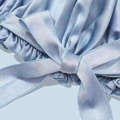 調節可能なシルク製スリープキャップ(ゴム入り)