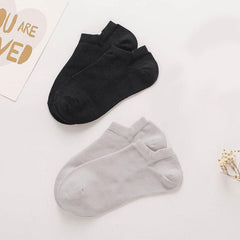 肌に優しいレディースシルクボートソックス