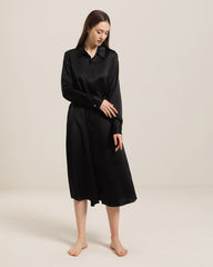 22モミ シルクアウターウェアドレス