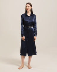 22モミ シルクアウターウェアドレス