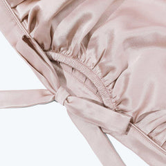 19モメシルクのサイズ調節可能な睡眠用キャップ