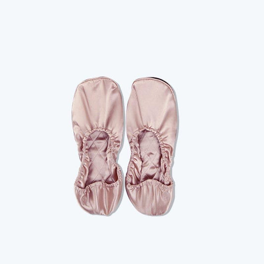 Soft Ballet Silk Slippers, Pink