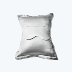Cushion and Eyemask Silk 2 Pcs Travel Set, Grey