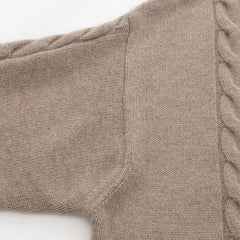 ミディアム丈のカシミヤカーディガン