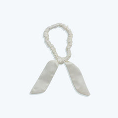 22匁シルク製テール付き上品ヘアバンド