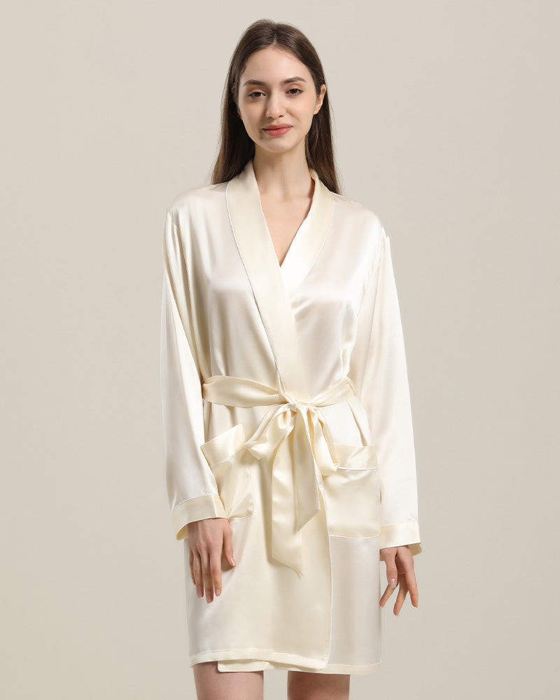 女性用 22匁クラシックミドル丈シルクローブ