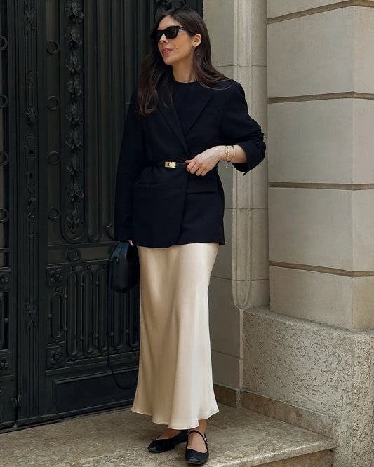 22匁シルクマキシスカート