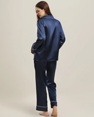 22匁マルベリーシルク クラシックパジャマセット