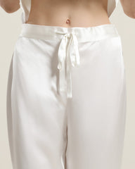 22モミ半袖シルクパジャマセット