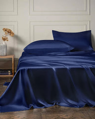 22匁 シルク 4点セット（フラットシーツ＆フィットシーツ）