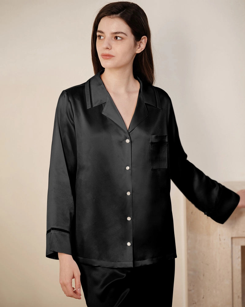 22匁 マルベリーシルク パジャマセット