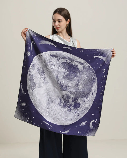 エレガントなピュアシルクスカーフ