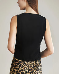 レディースシルクスーツベスト