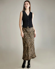 レディースシルクスーツベスト