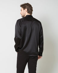 クラシックシルク メンズ ボタンダウンシャツ