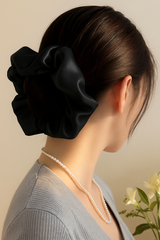 22匁 洗えるシルク製シュシュ・5cm