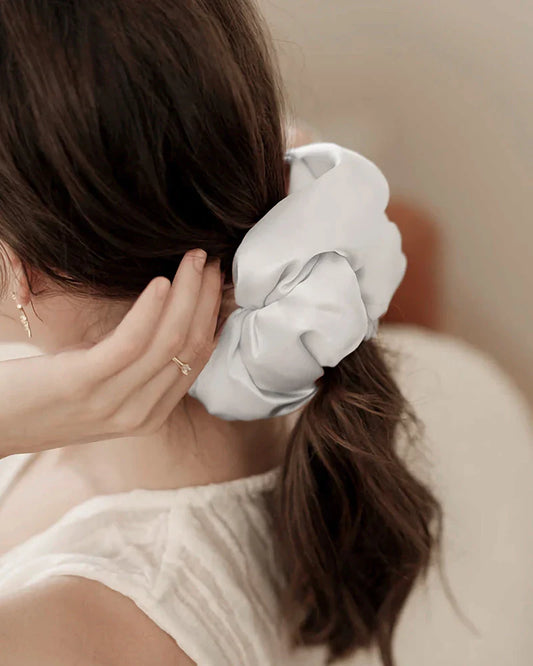 30モメ 洗えるパッド入りシルクシュシュ 6.5cm