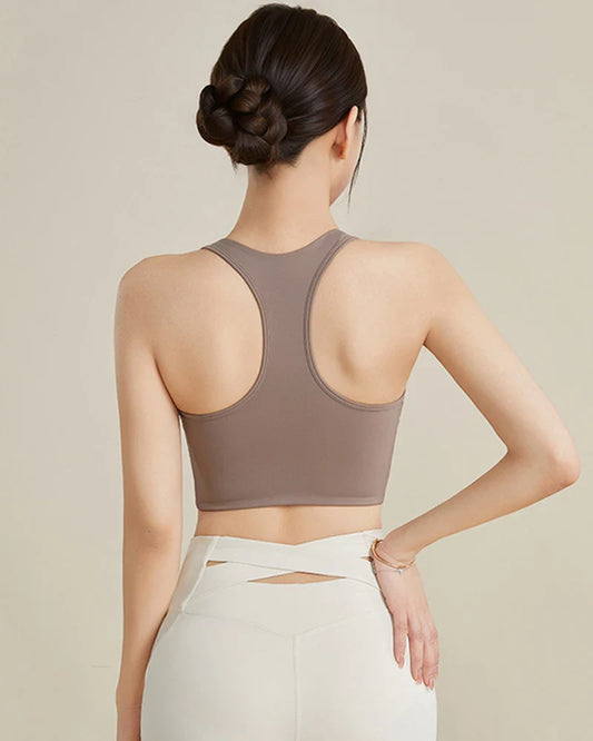 シルクヨガスポーツブラ