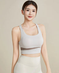 シルクヨガスポーツブラ