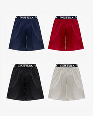 DaisySilk メンズ プリントシルクショートボクサー