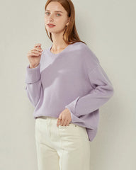 ロフト クルーネック カシミヤセーター