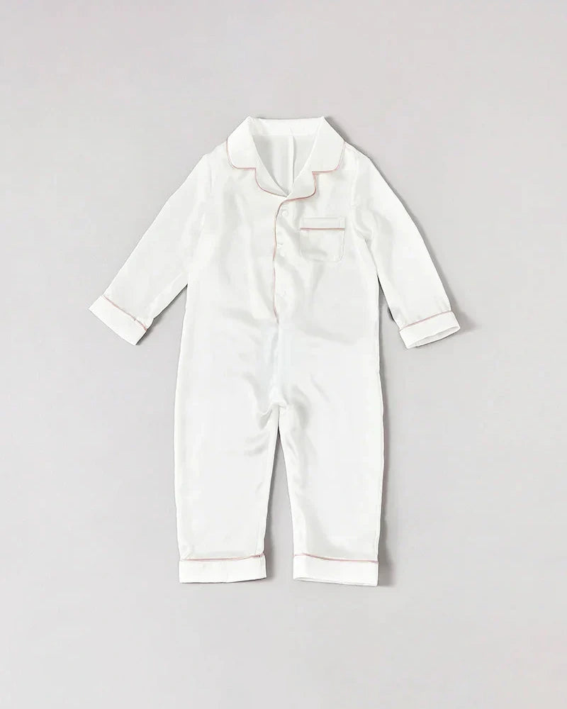 ワンピースベビーシルクパジャマ